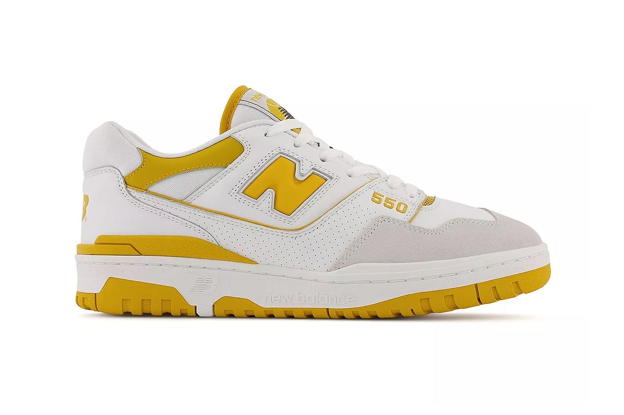 New balance 550s yellow clearance